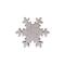 Hello Honey® 8.7" Cream & Gold Mango Wood Snowflake